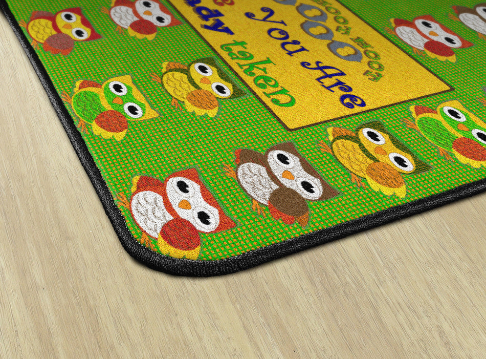 BE WHOOOO YOU ARE RECTANGLE CARPETS 4' x 6'