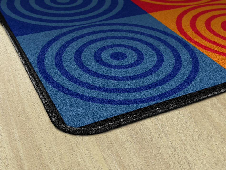 BULLSEYE BLOCK (Seats 30) RECTANGLE CARPETS 10'6 x 13'2