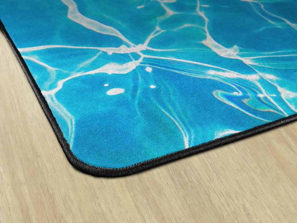 WATER RECTANGLE CARPETS 6 x 8'4