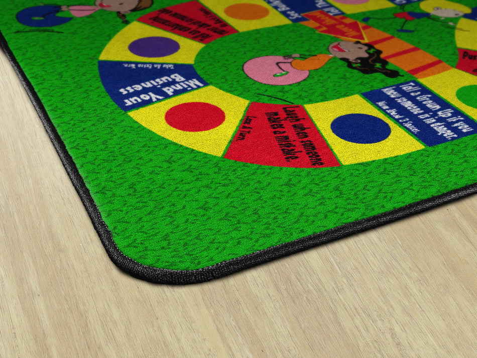 THE FRIENDSHIP GAME RECTANGLE CARPETS 6'x8'4