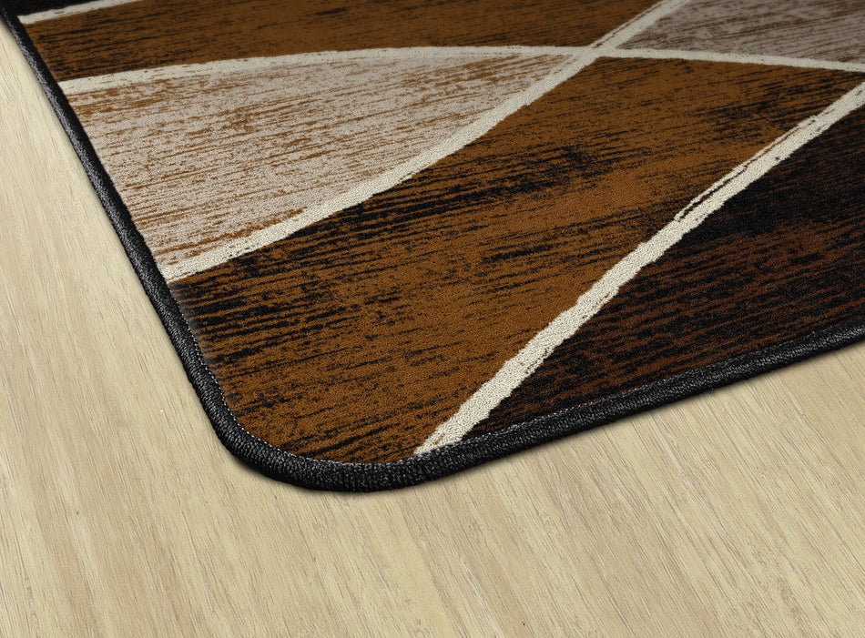 WATERFORD CHOCOLATE RECTANGLE CARPETS 4' x 6'