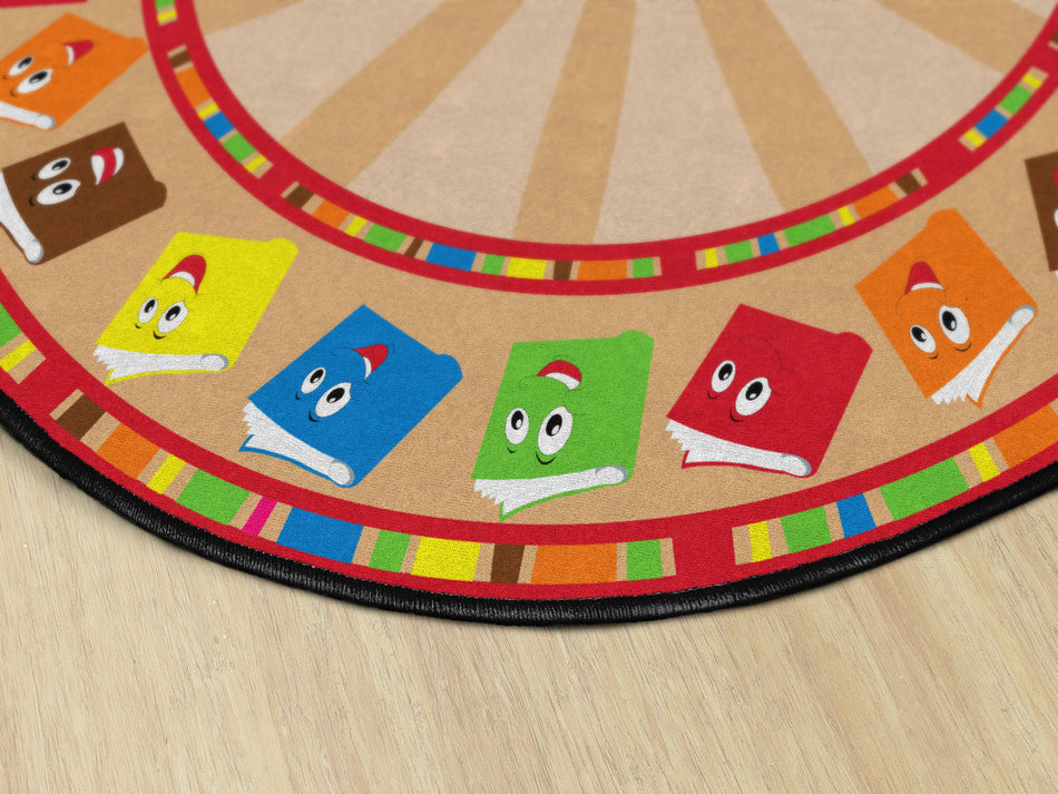 CIRCLE TIME BOOKS CALM ROUND CARPETS 12' Round