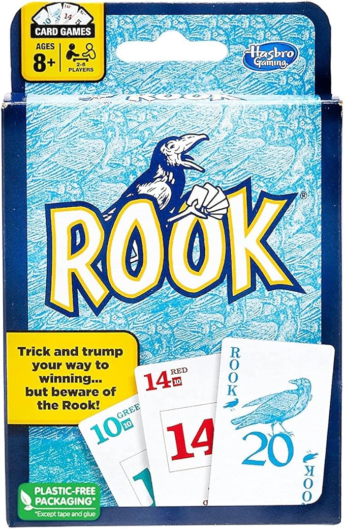 Hasbro Rook Card Game, for Kids Ages 8 and Up, 2-6 Players