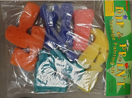 Roylco Painting Kit Sponge Tools Shapes