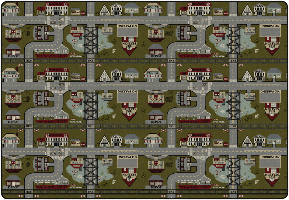 PLACES TO GO (TRANQUILITY) RECTANGLE CARPETS 9' x 12'