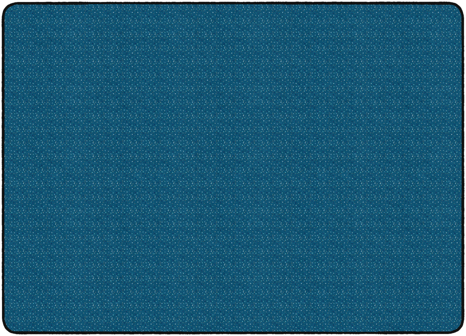 SPECKLES COOL TEAL RECTANGLE CARPETS 6 X 8'4