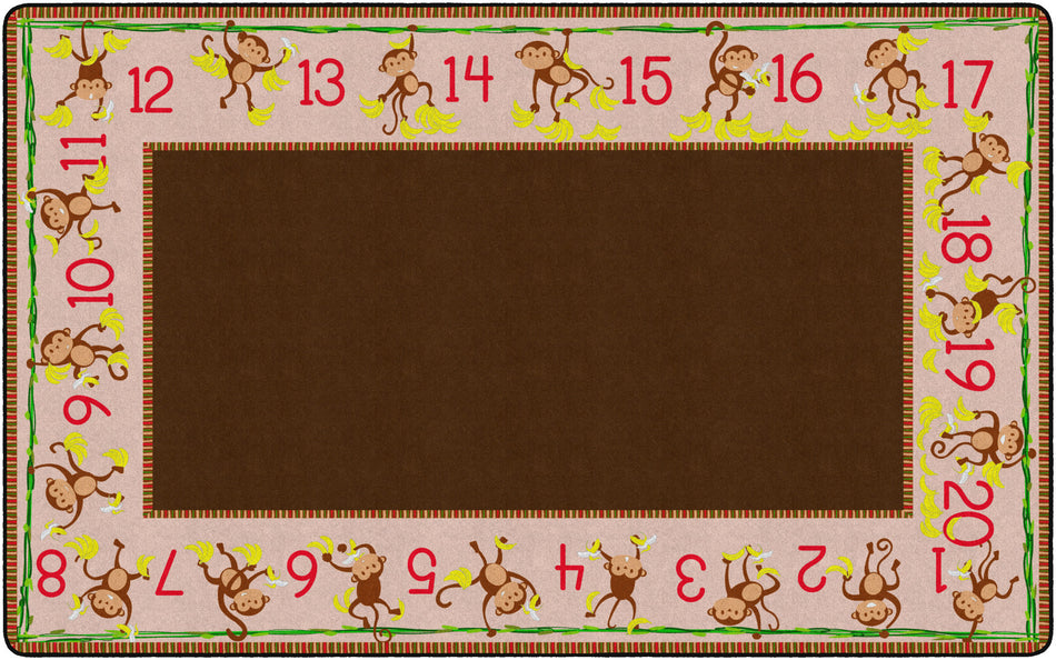COUNTING MONKEYS -20 RECTANGLE CARPETS 7'6X12'