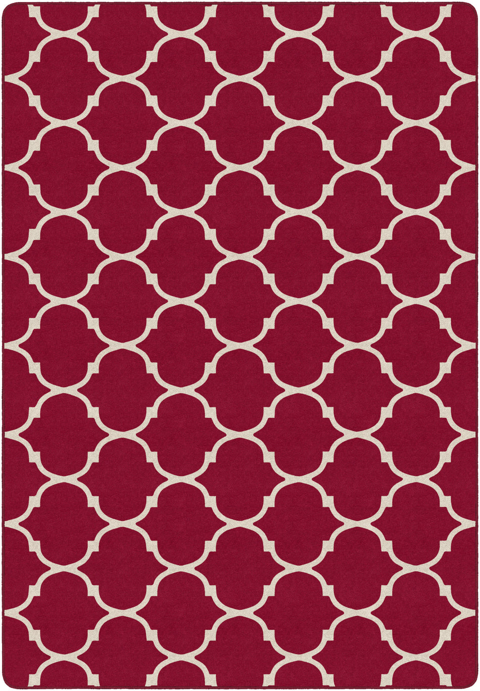 TRELLIS RED RECTANGLE CARPETS 8'4X12