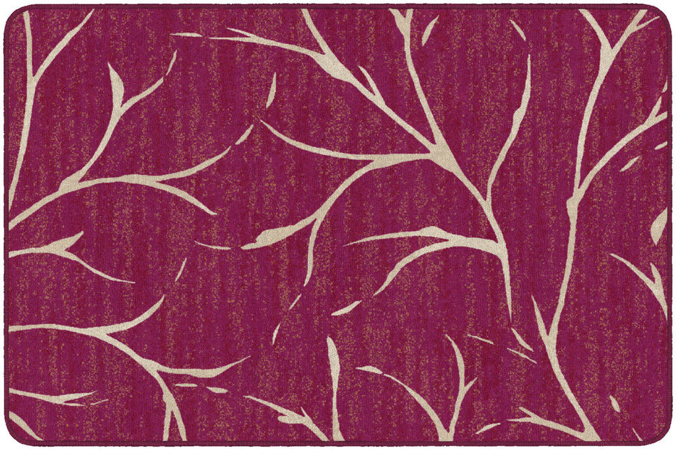 MORELAND PLUM WINE RECTANGLE CARPETS 4' X 6'