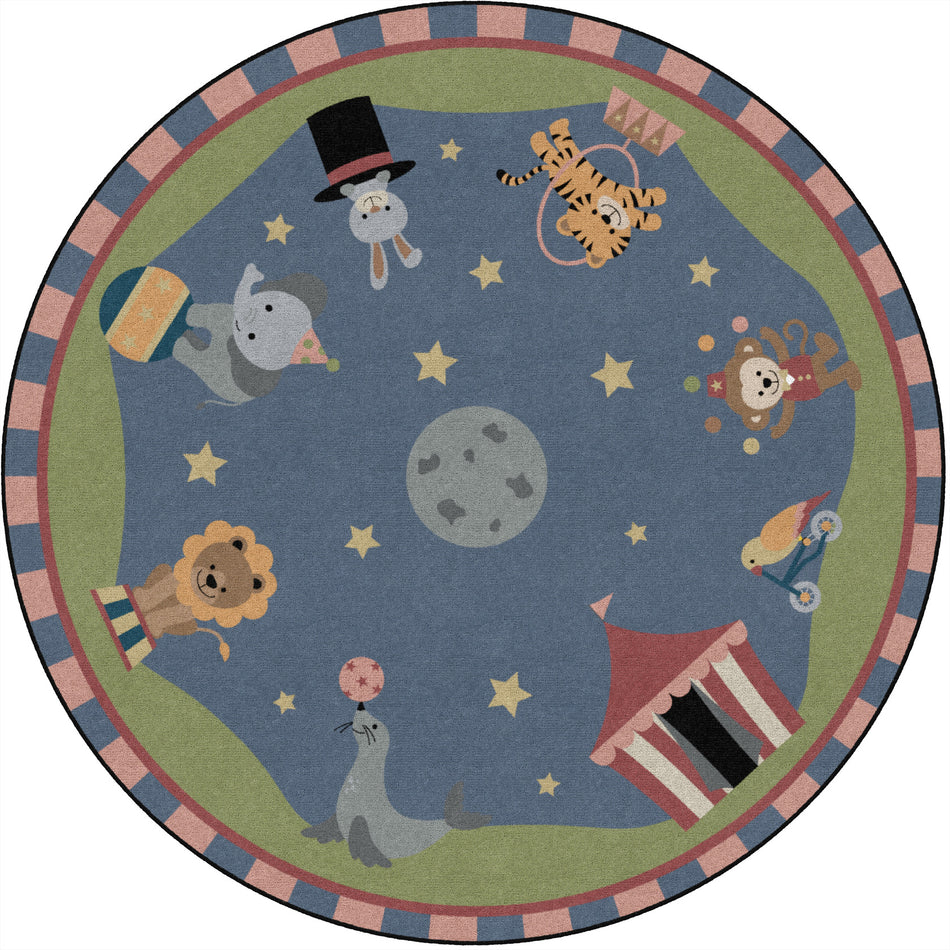 CIRCUS FUN SOFT ROUND CARPETS 6' Round
