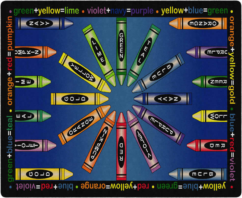 ALLMIXEDUP ( INDIGO) RECTANGLE CARPETS 10'6 x 13'2