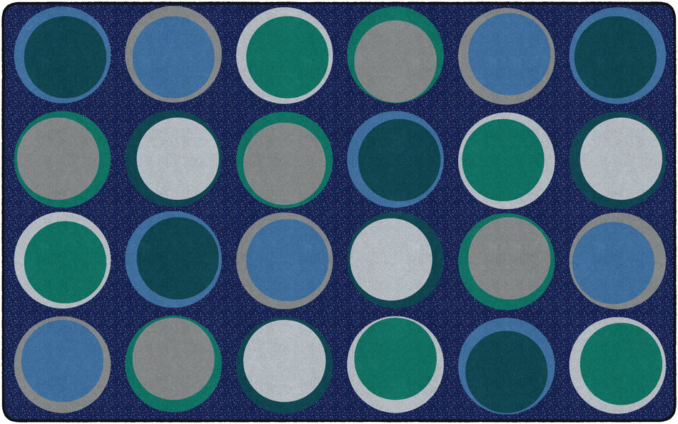 SITTING SPOTS COOL RECTANGLE CARPETS 7'6" X12'