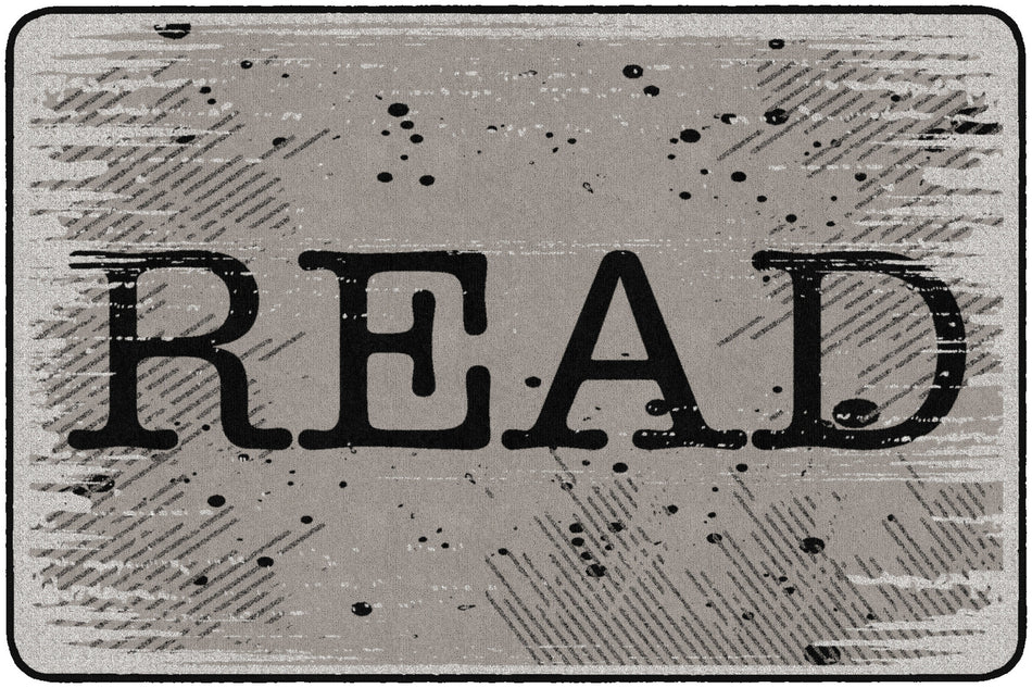 READ - GREY RECTANGLE CARPETS 4' x 6'