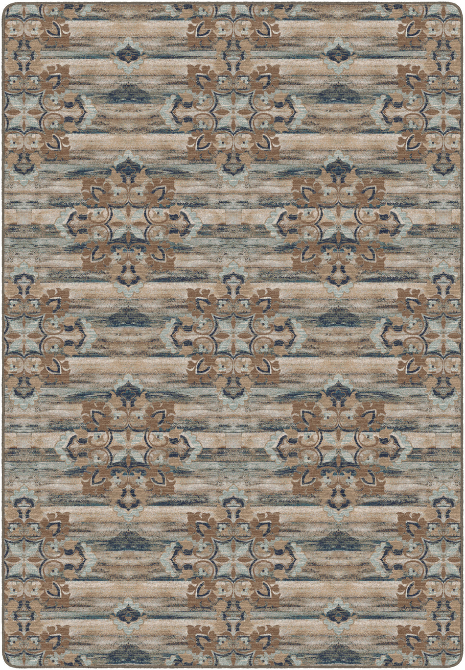 FRANKLIN BLUE RECTANGLE CARPETS 8'4X12
