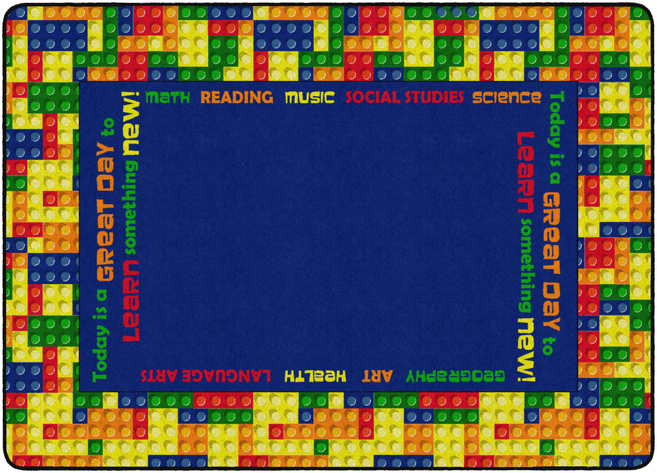 LEARNING BLOCKS RECTANGLE CARPETS 5'10" x 8' 4"