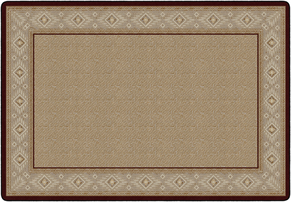 VENTANA WEAVE GARNET RECTANGLE CARPETS 8'4" X 12'
