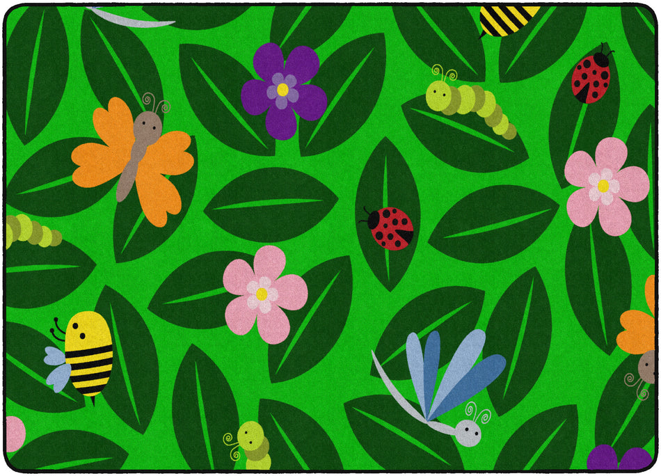 IN THE GARDEN RECTANGLE CARPETS 6 X 8'4