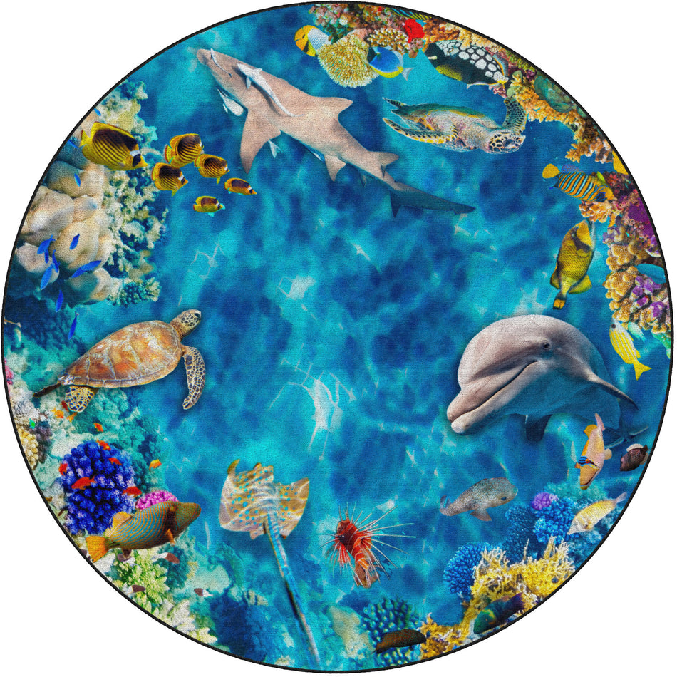 INTO THE SEA ROUND CARPETS 6'RND