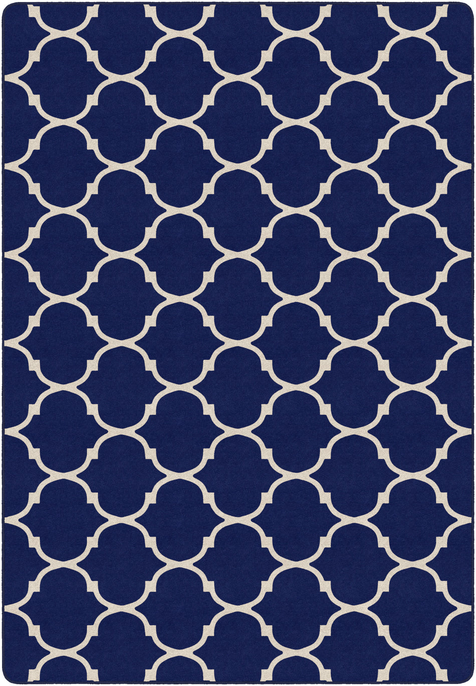 TRELLIS BLUE RECTANGLE CARPETS 8'4X12