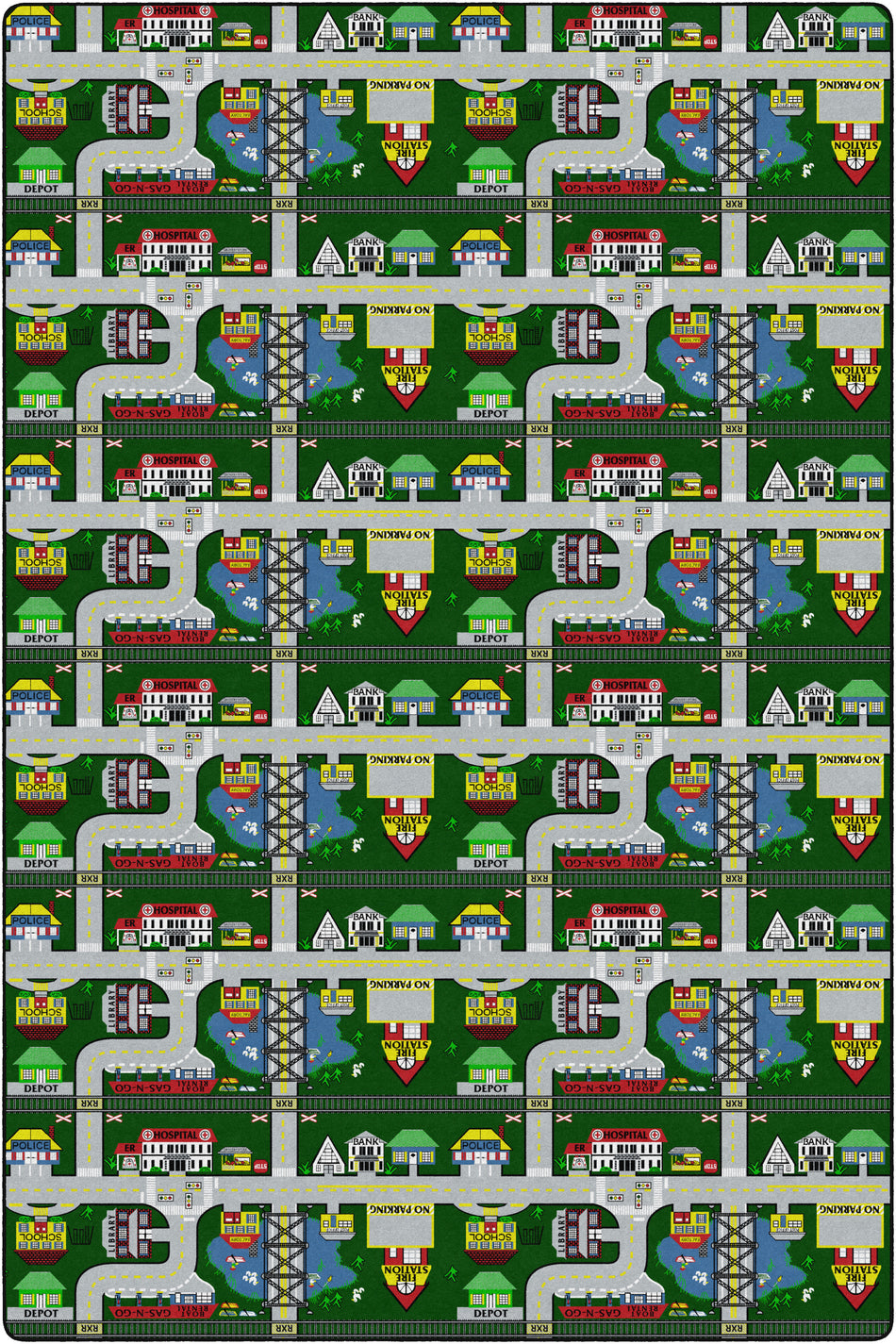 PLACES TO GO RECTANGLE CARPETS 12' x 18'