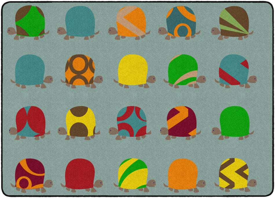 FANCY PRANCY TURTLES (Seats 20) RECTANGLE CARPETS 6'x8'4