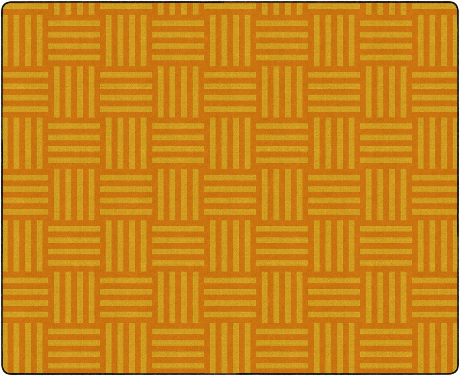 HASHTAG TONE ON TONE ORANGE (Seats 35) RECTANGLE CARPETS 10'6 x 13'2