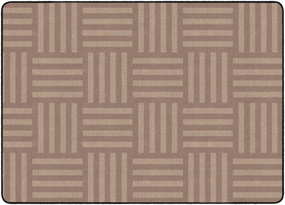 HASHTAG TONE ON TONE ALMOND (Seats 24) RECTANGLE CARPETS 6X8'4