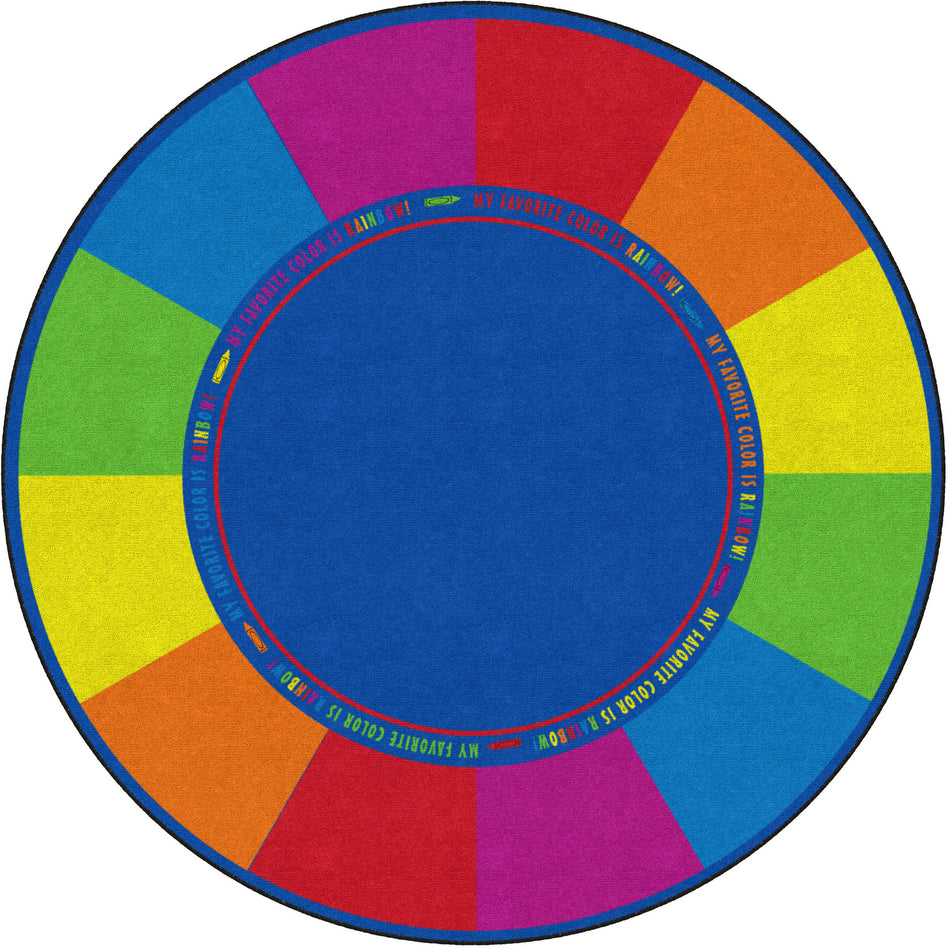 MY FAVORITE COLOR SEATING SQUARES(SET OF 12) SQUARE CARPETS 16"X16"