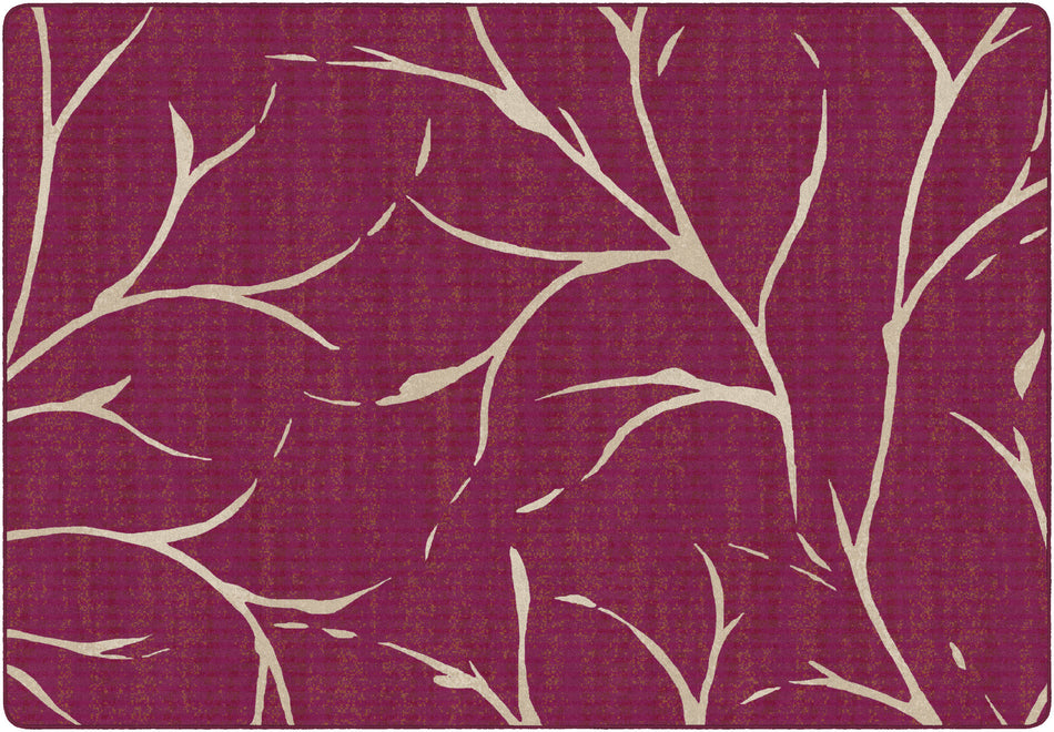 MORELAND PLUM WINE RECTANGLE CARPETS 8'4" X 12'