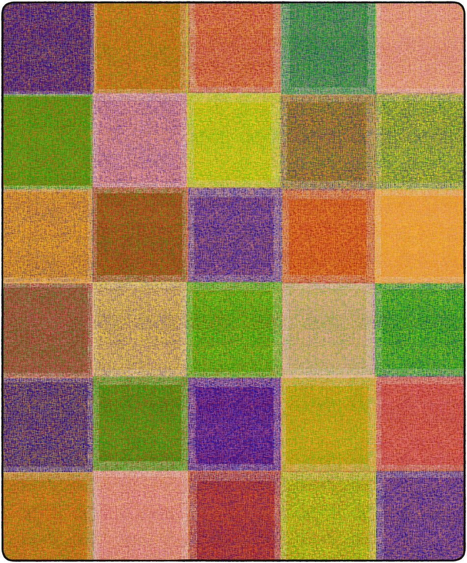 CROSSHATCH PRIMARY RECTANGLE CARPETS 10'6X13'2