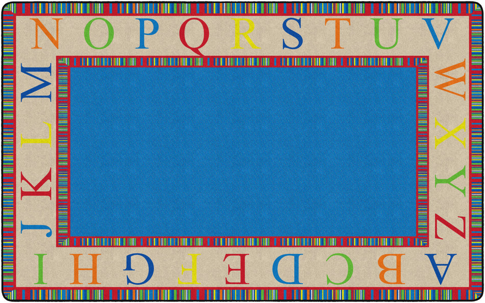 THE ALPHABET RECTANGLE CARPETS 7'6 x 12'