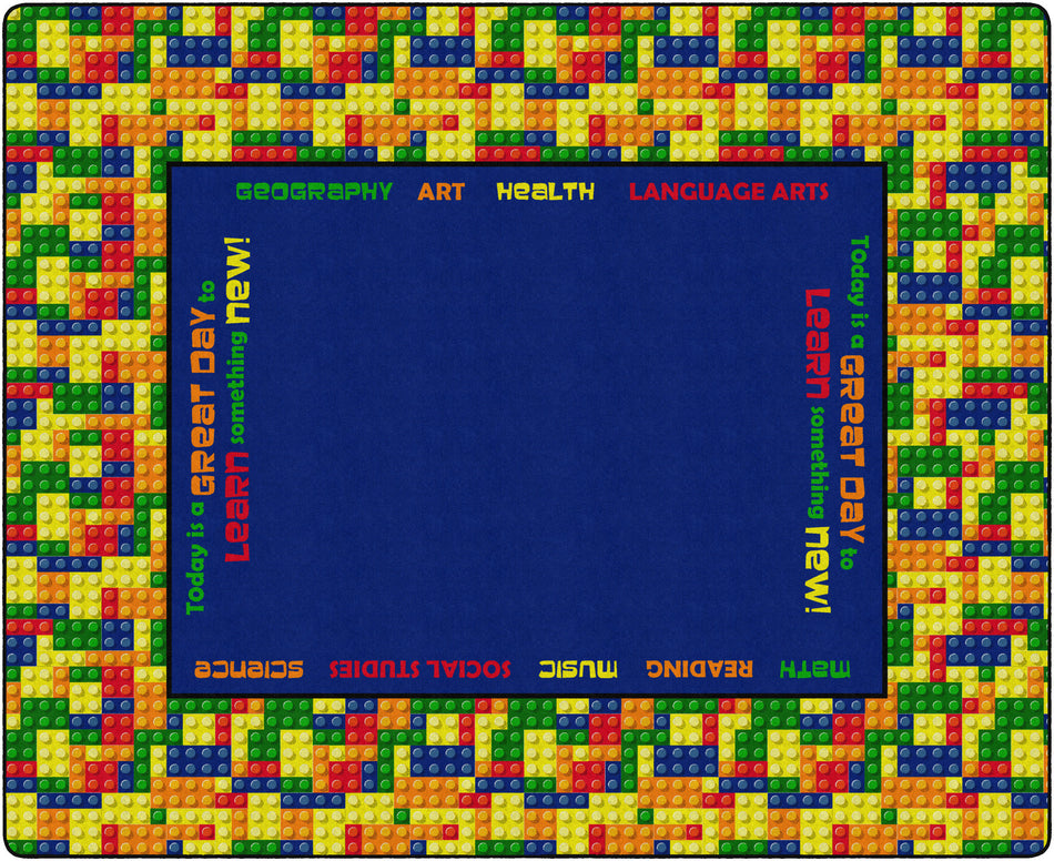 LEARNING BLOCKS RECTANGLE CARPETS 10'6 x 13'2