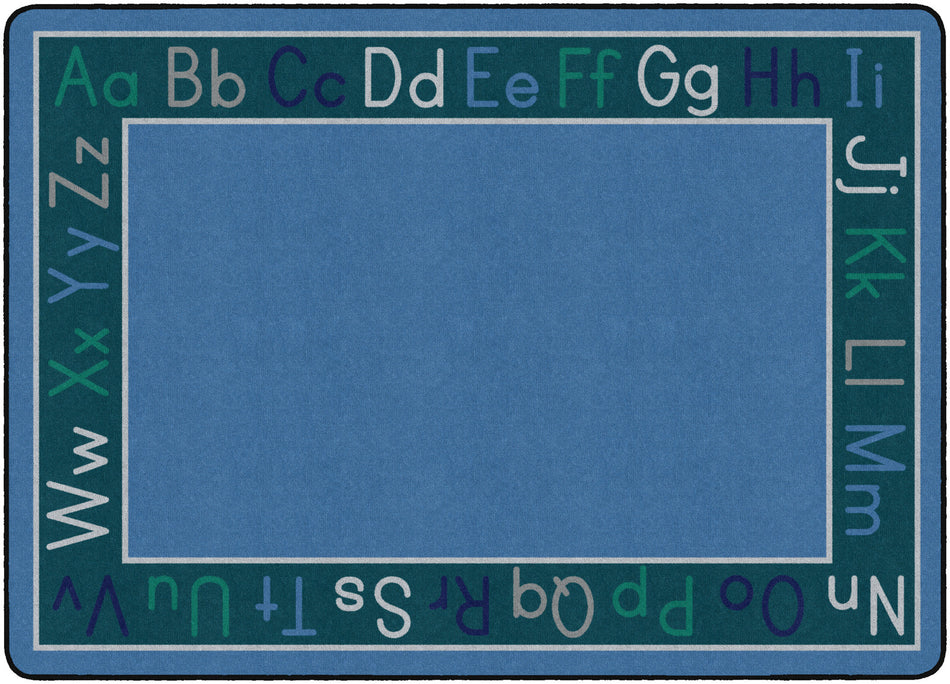 ALPHABET COOL RECTANGLE CARPETS 6' X 8'4