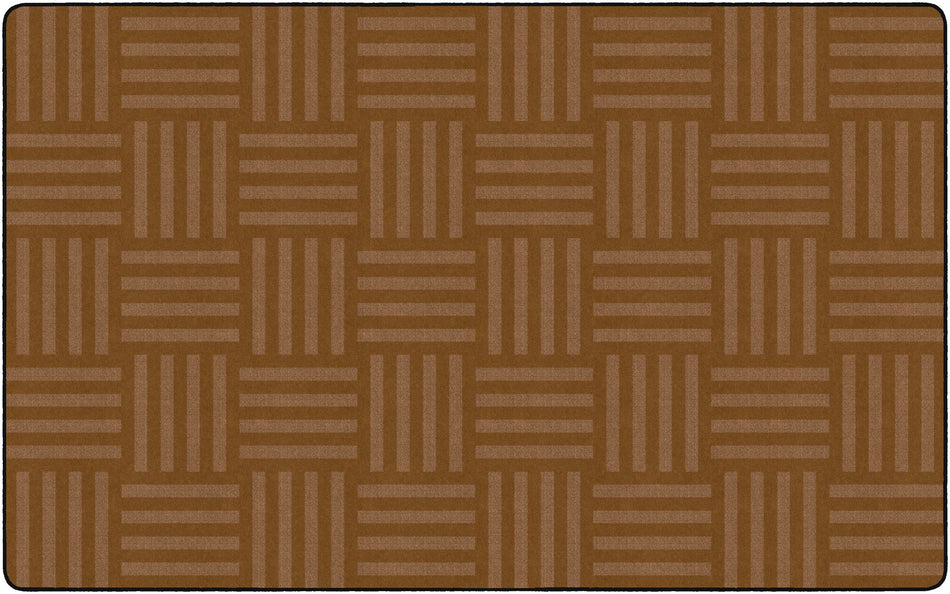 HASHTAG TONE ON TONE CHOCOLATE (Seats 30) RECTANGLE CARPETS 7'6X12