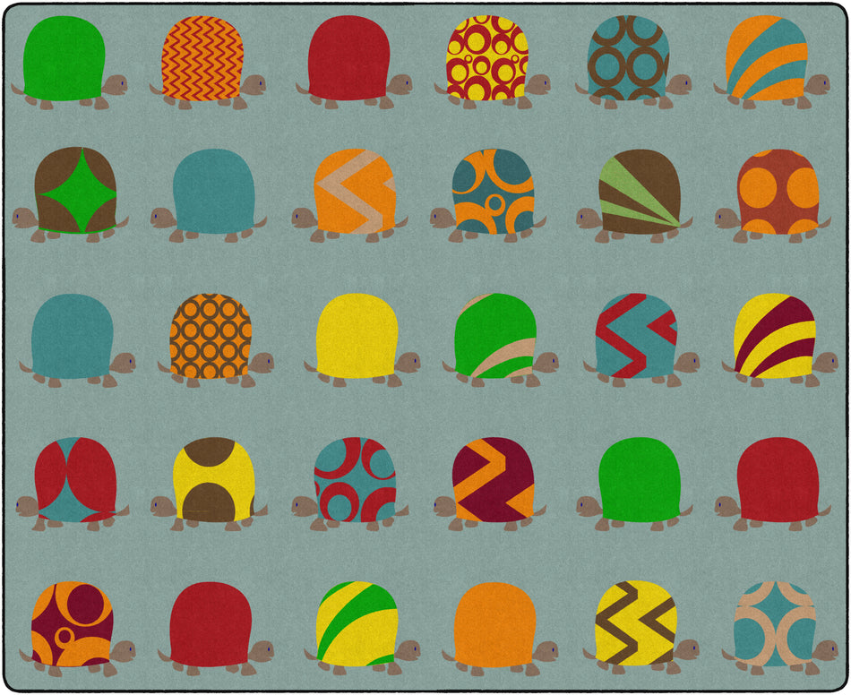 FANCY PRANCY TURTLES (Seats 30) RECTANGLE CARPETS 10'6 x 13'2