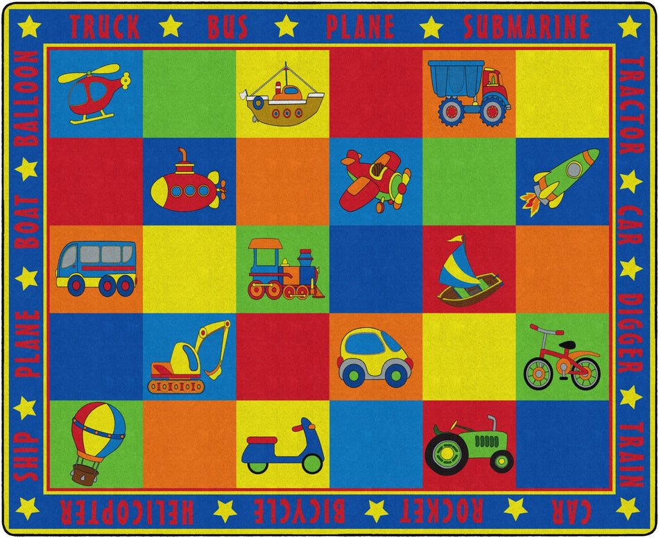 VEHICLE SEATING (Seats 30) RECTANGLE CARPETS 10'6 x 13'2