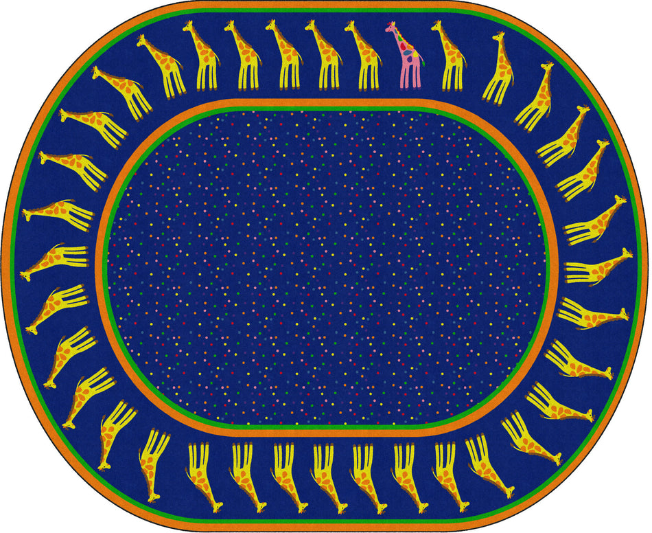 BE YOURSELF OVAL CARPETS 10'6 x 13'2