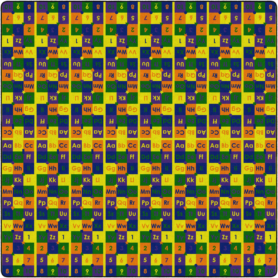 ABC123'S SQUARE CARPETS 12' x 12'