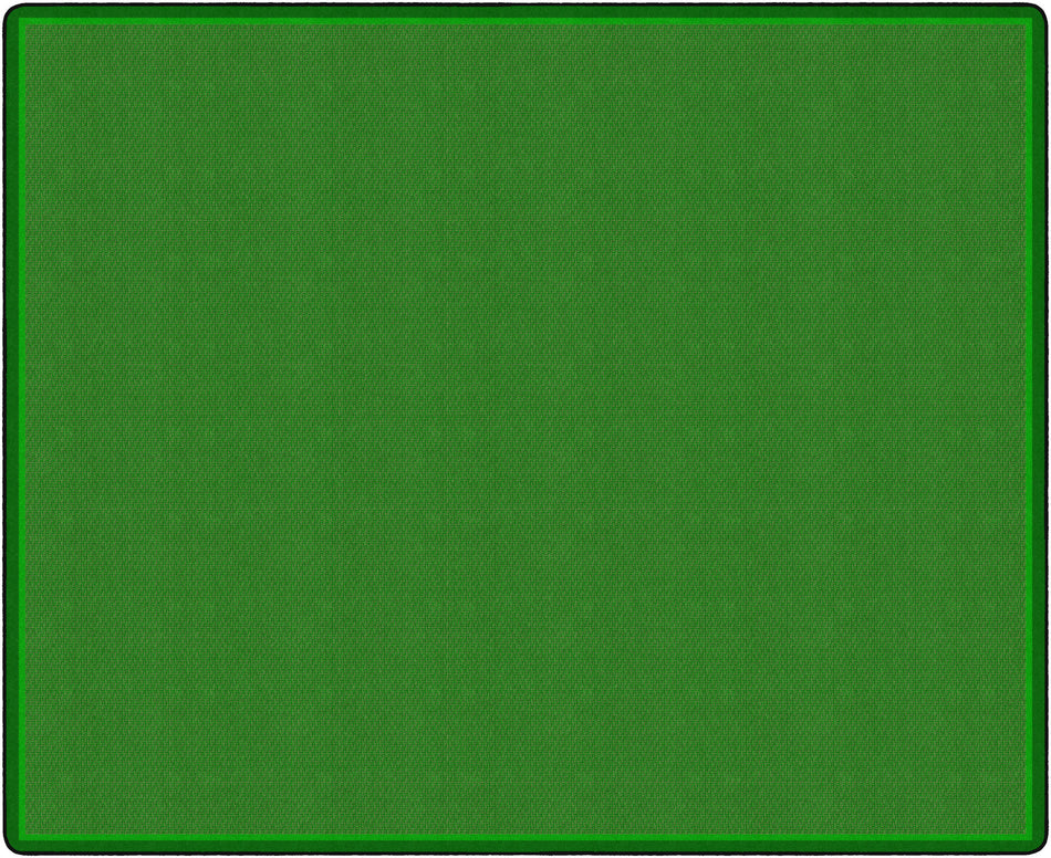 ALL OVER WEAVE GREEN RECTANGLE CARPETS 10'6 x 13'2