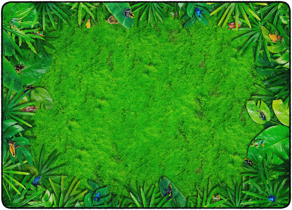 RAINFOREST FROGS RECTANGLE CARPETS 6X8'4
