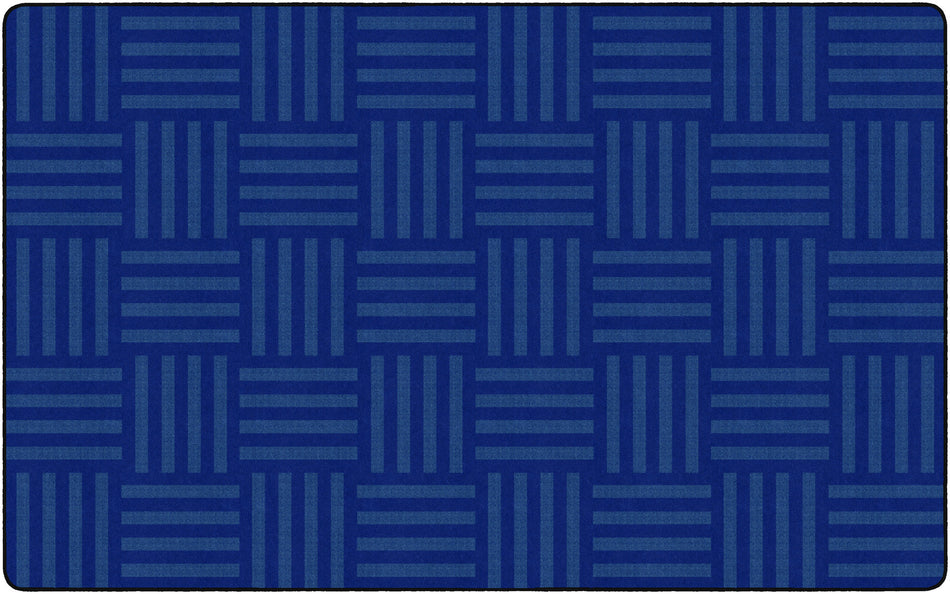 HASHTAG TONE ON TONE BLUE (Seats 30) RECTANGLE CARPETS 7'6X12