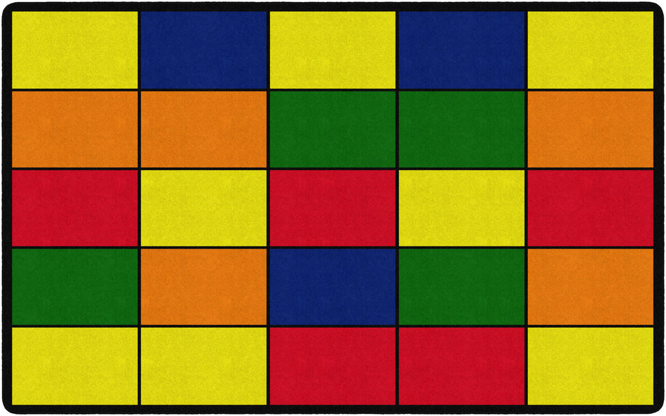 GRID RECTANGLE CARPETS 7' 6" x 12'