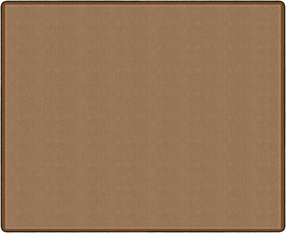 ALL OVER WEAVE TAN RECTANGLE CARPETS 10'6 x 13'2