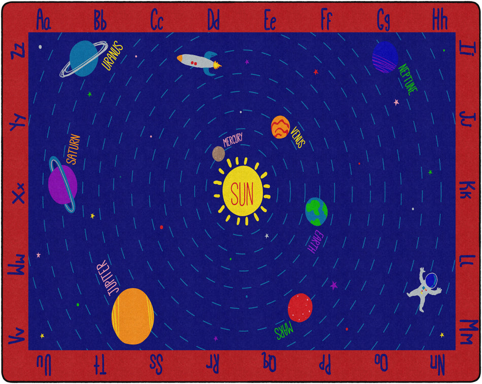 OUT OF THIS WORLD ABC'S RECTANGLE CARPETS 10'6" X 13'2"