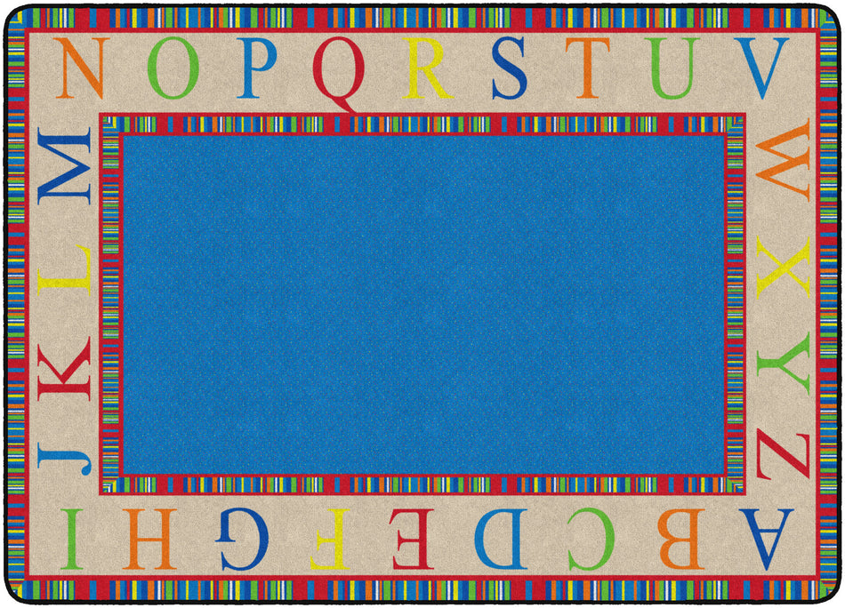 THE ALPHABET RECTANGLE CARPETS 6'x8'4