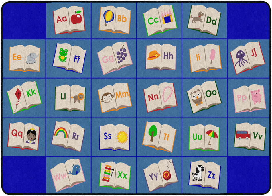 READING ALPHABET RECTANGLE CARPETS 6 X 8'4