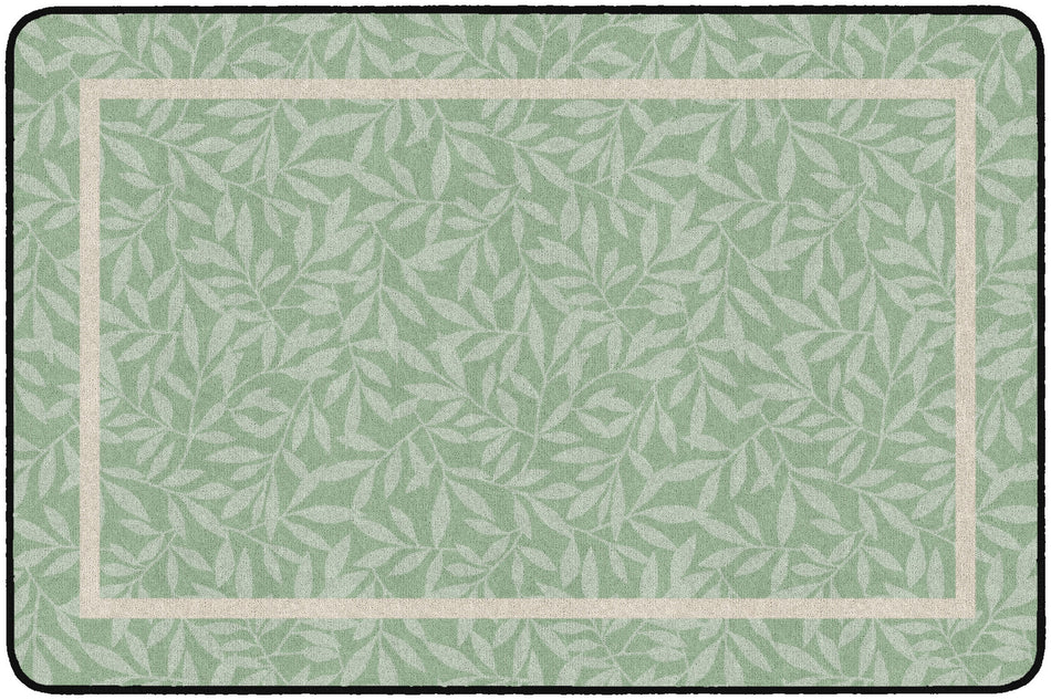 FARMHOUSE LEAVES RECTANGLE CARPETS 4' X 6'