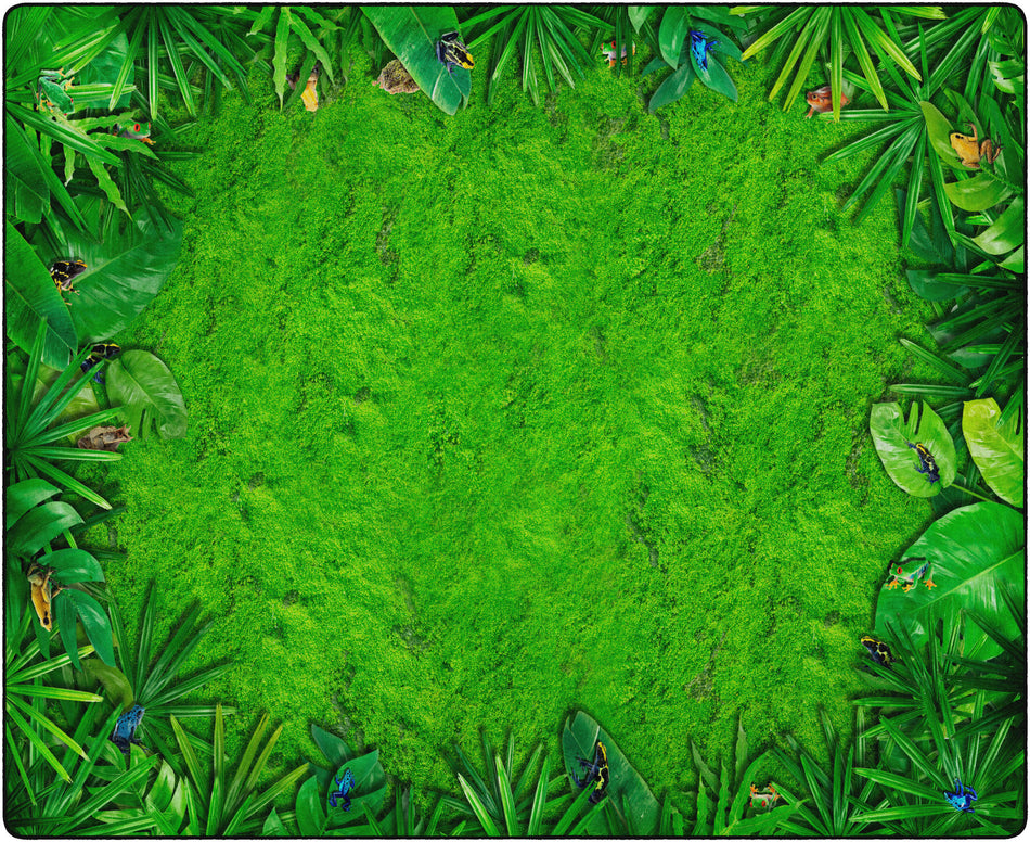 RAINFOREST FROGS RECTANGLE CARPETS 10'6 x 13'2