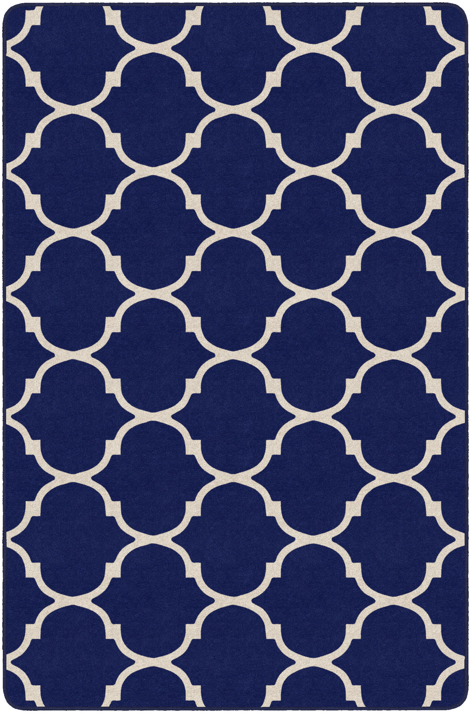 TRELLIS BLUE RECTANGLE CARPETS 6X9