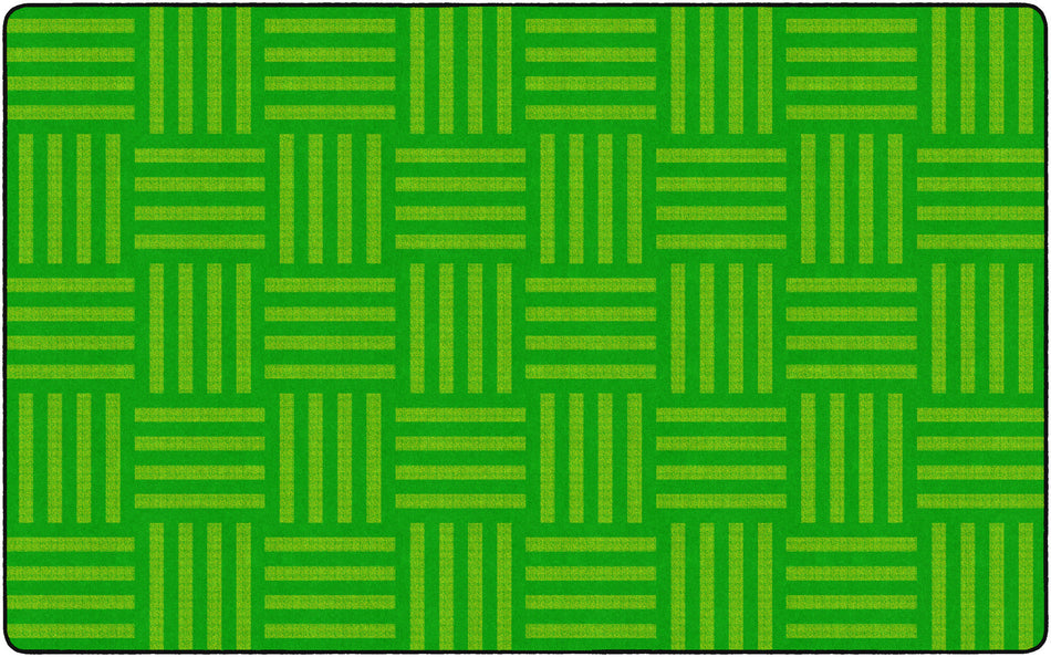HASHTAG TONE ON TONE LIME (Seats 30) RECTANGLE CARPETS 7'6X12